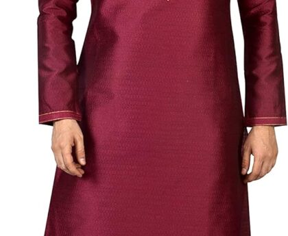 Mens Silk Kurta Pyjama Set