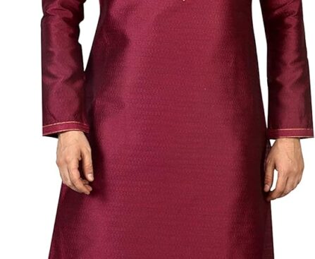 Mens Silk Kurta Pyjama Set