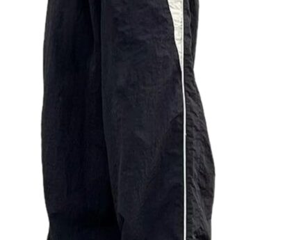 FCOOLYEET Mens Straight Leg Baggy Sweatpants Y2k Cool Parachute Pants Joggers Drawstring Track Pants for Men