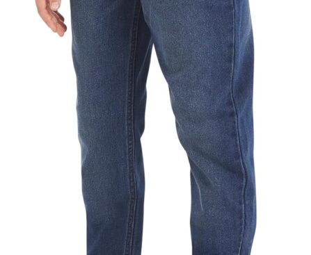 Lee Boys’ 5 Pocket Straight Fit Stretch Waist Denim Jeans