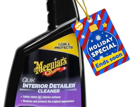Meguiar’s Quik Interior Detailer Cleaner – 24 Oz Spray Bottle