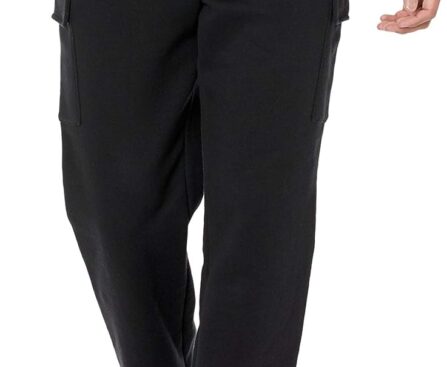 Amazon Essentials mens Cargo Fleece Sweatpant with Open Hem