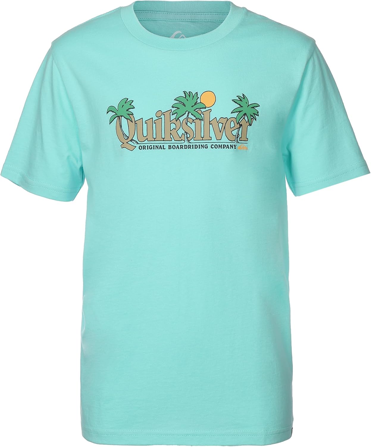 Quiksilver Boys’ Short Sleeve Screen Print Graphic T-Shirt, Soft & Comfortable, Regular Fit
