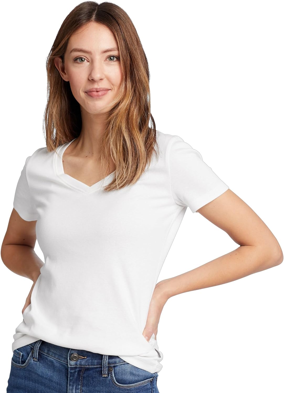 Eddie Bauer Womens Eddie Bauer Fav V-Neck Tee