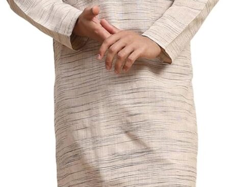 SKAVIJ Men’s Cotton Kurta Pajama Set |Comfortable Kurta Pajama | Perfect Outfit for Diwali, Wedding & Festival Celebrations