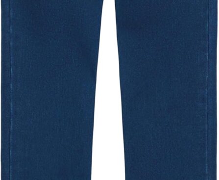 Nautica Boys Pull-on Stretch Denim Jogger-Style Jeans, 5-Pocket Style & Drawstring Closure