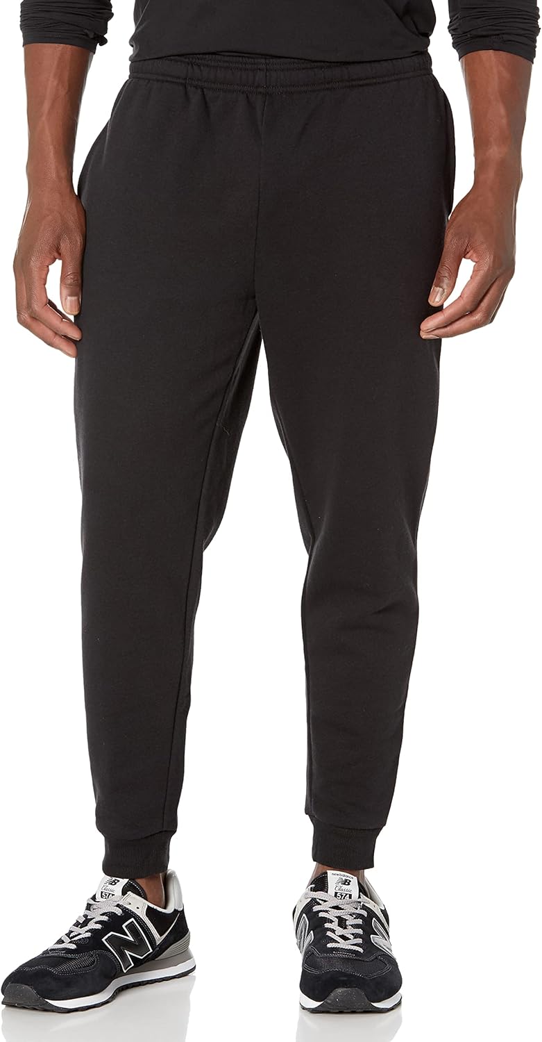 Amazon Essentials mens Relaxed Joggers Sweatpants, Fleece, Comfortable Fit