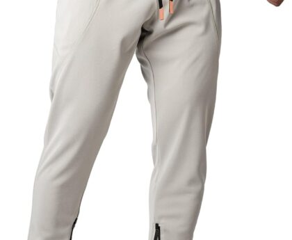 MAIKANONG Men’s Workout Pants with Zipper Pockets Tapered Sweatpants for Casual Gym Running Jogger Track Pants