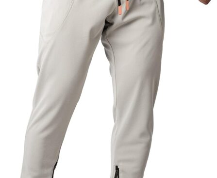 MAIKANONG Men’s Workout Pants with Zipper Pockets Tapered Sweatpants for Casual Gym Running Jogger Track Pants