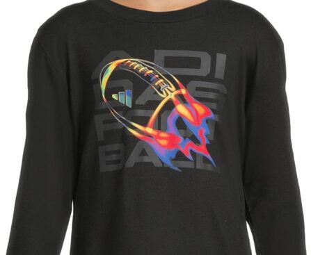 adidas Boys’ Long Sleeve Sport Graphic Tee