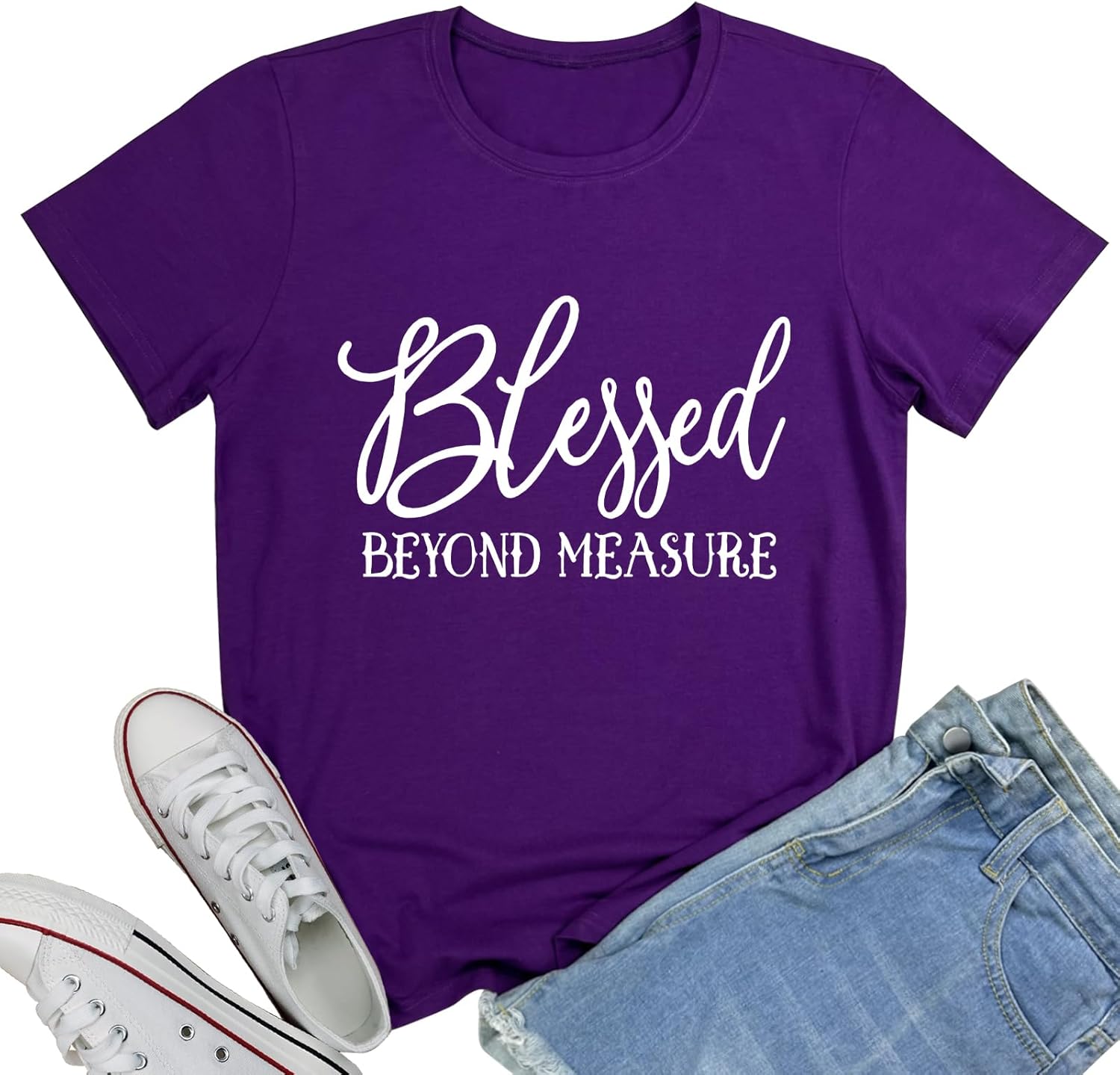 BLACKMYTH Graphic T-Shirts for Women Faith Shirts for Women