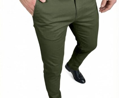 JMIERR Men’s Skinny Stretchy Suit Pants Slim Fit Slacks Tapered Trousers