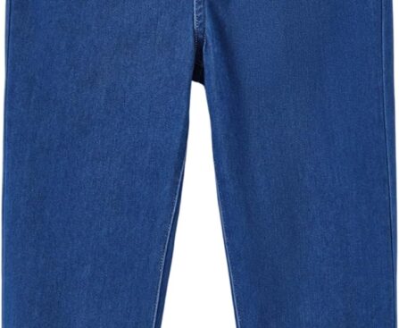 PATPAT Boys Jeans Size 4-14 Years Relaxed Fit Jogger Jeans with Pockets Ultra Stretchy Sweatpant