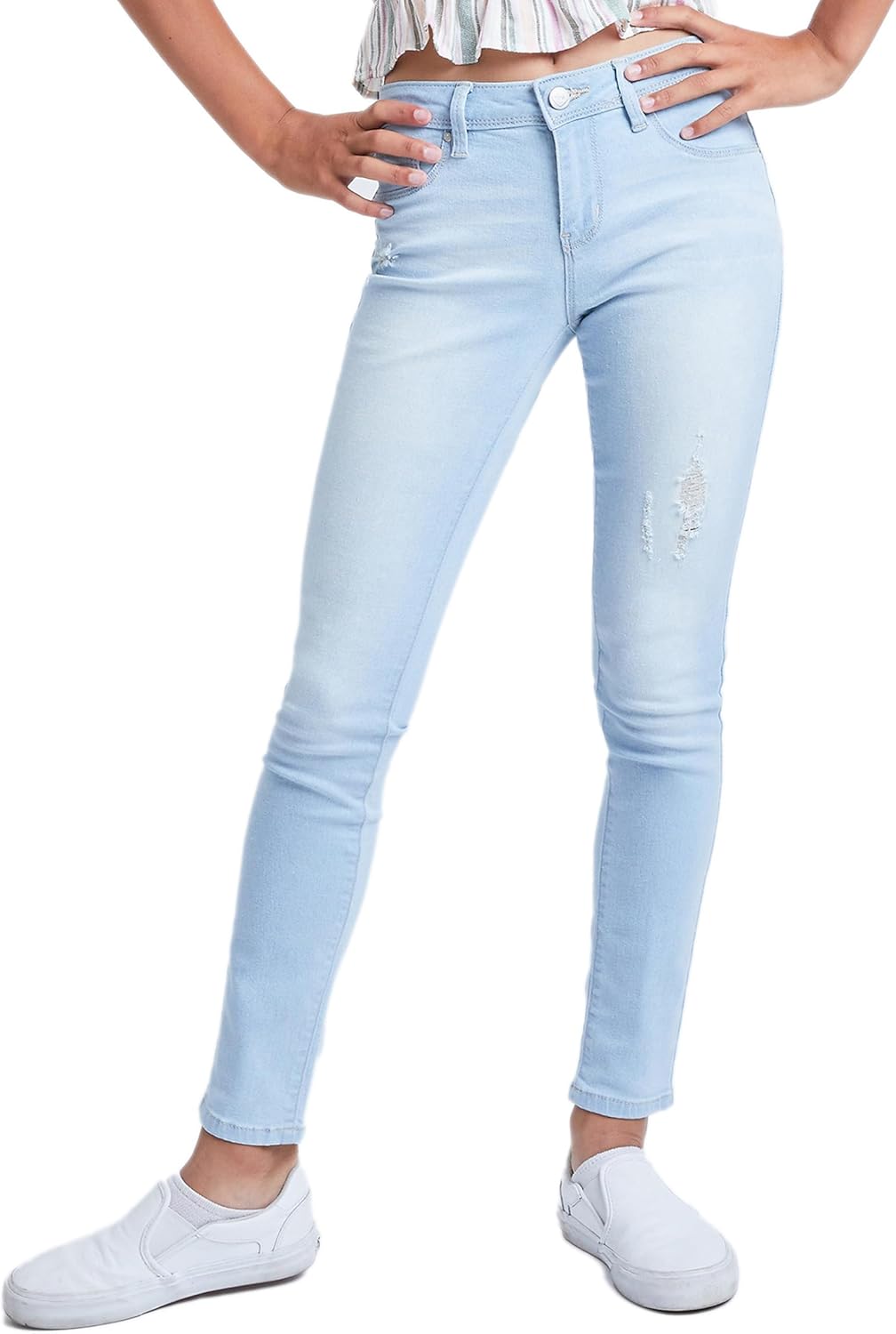 YMI Girls Girls Faux Front Pocket Skinny Jean
