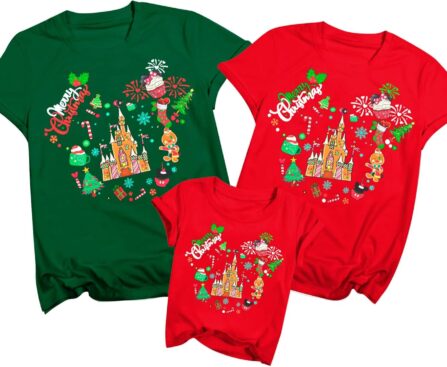 Christmas Matching Family Shirts Family Matching Outfits Merry Christmas Magical Tshirt Xmas Holiday Vacation Tee Tops