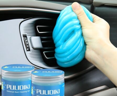 PULIDIKI Car Cleaning Gel Clean Putty Auto Detail Tools Slime Cleaner Interior Car Accessories Christmas Stocking Stuffers Gifts for Men Women Teens White Elephant Gifts Adults 2Pack