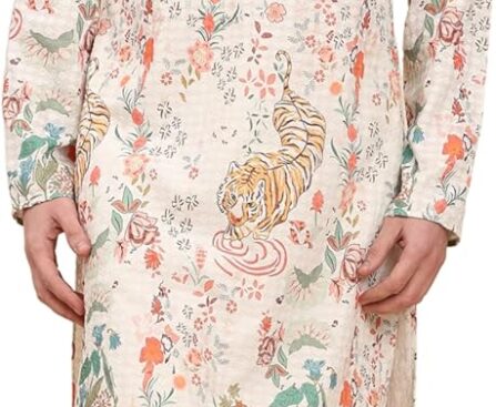 Pro-Ethic Style Developer Mens Indian Traditional Cotton Kurta Sets, Men Kurta Set Indian Wedding Dress (A-125)