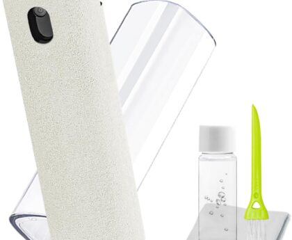 walrfid Car Screen Cleaner Spray, Electronic Touchscreen Mist Cleaning Brush Kit for TV, Laptop, iPad, iPhone, Cellphone, MacBook Pro, Tablet, PC, Computer, Monitor, LCD Screens, Eyeglasses – Cream