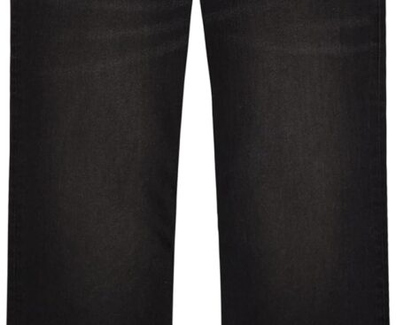 Lucky Brand Girls High Rise Wide Flare Stretch Denim Jean, Zipper Fly & Button Closure