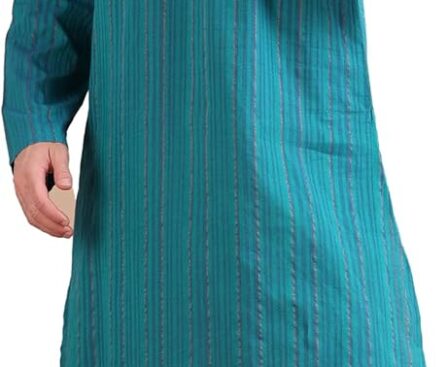 Filori Studio – Men’s Pure Cotton Woven Long Kurta (Kurta Only)