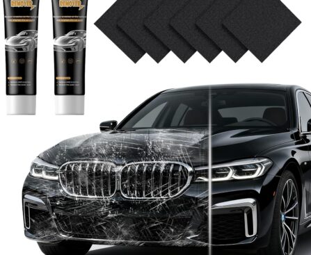 MALOK Car Scratch Remover 2025 Upgrade Nano Sparkle Magic Cleaning Cloth for Minor Car Paint Scratch Repair, Car Polish Scratch & Swirl Remover for All Vehicles