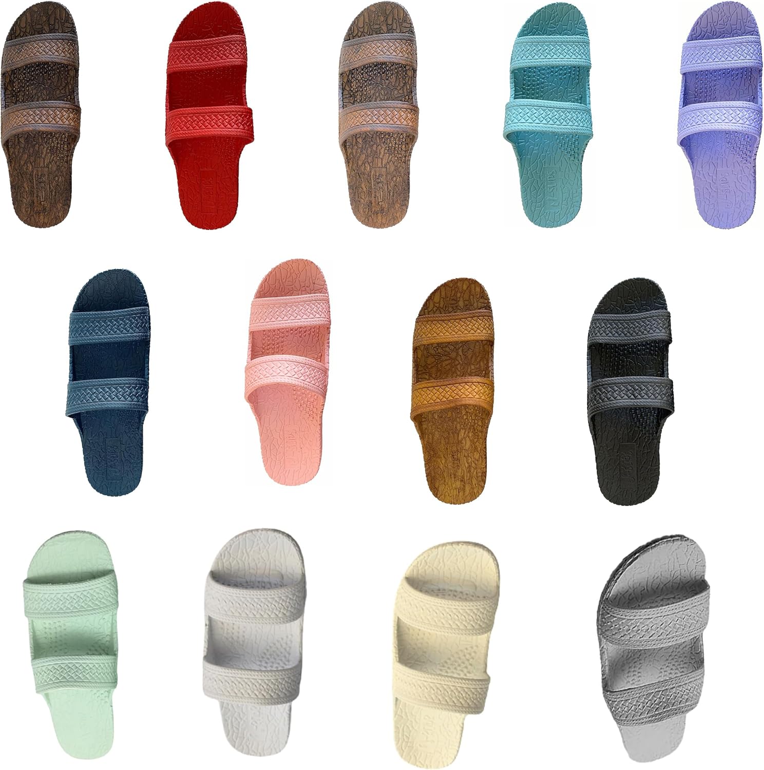 J-Slips Kids Sandals – Comfortable Boys and Girls Jesus Jandals for Beach and Summer – Waterproof Hawaiian Slides in 12 Colors, Sandalias