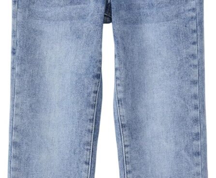 PATPAT Boys Bootcut Jeans Size 4-14 Years Classic Straight Leg Jeans with 5 Pockets