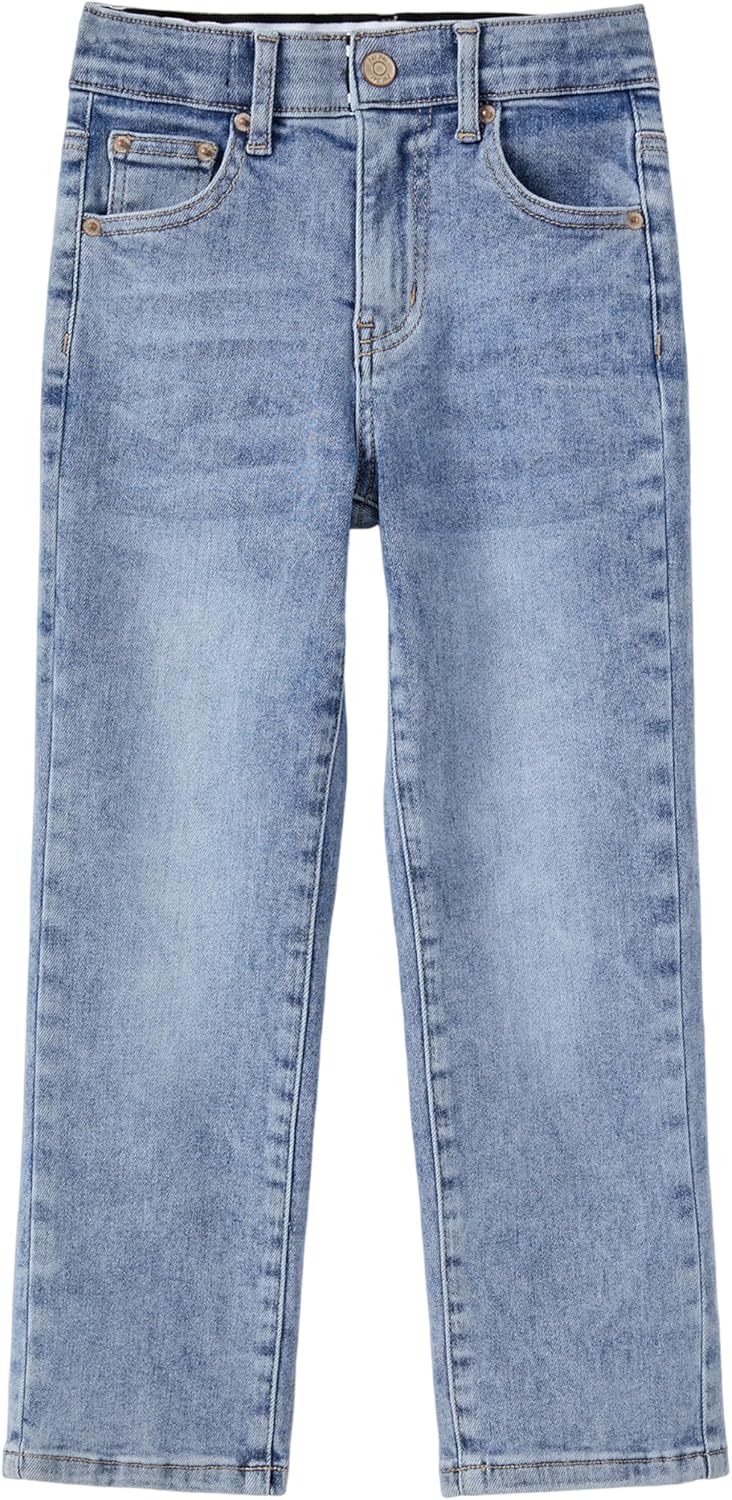 PATPAT Boys Bootcut Jeans Size 4-14 Years Classic Straight Leg Jeans with 5 Pockets