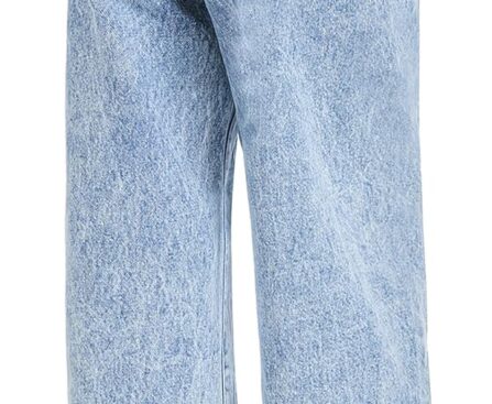 Jeans for Girls Baggy Wide Leg Cute Bow High Elastic Waisted Denim Pants Y2K Boyfriend Skater Streetwear 7-14Y