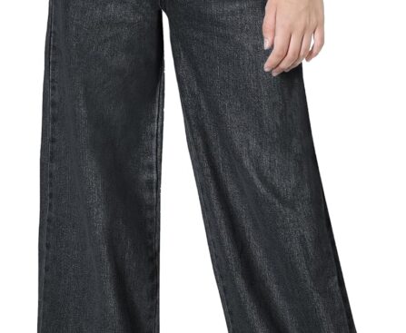 EXARUS Girls Jeans Baggy Pants Wide Leg/Flare/Skinny Teen Ripped Denim Tween Clothes Outfits Preppy Casual Kids 6-14Y