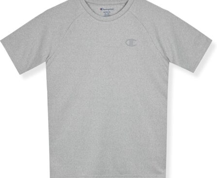 Champion Boys Boys Shirt Performance Short Sleeve Tech Athletic Tee Shirt