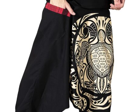 Boho Pants Elastic Ankle Harem for Men, Oversized Exercise Pajama Jogger Loose Boho Aladdin Pant