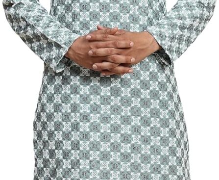 Pro-Ethic Style Developer Mens Indian Traditional Cotton Kurta Sets, Men Kurta Set Indian Wedding Dress (A-119)