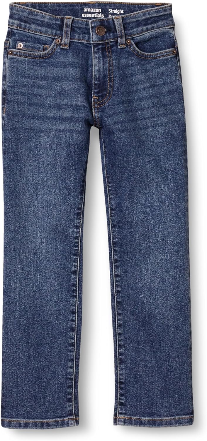 Amazon Essentials Boys Regular Straight-Fit Jeans