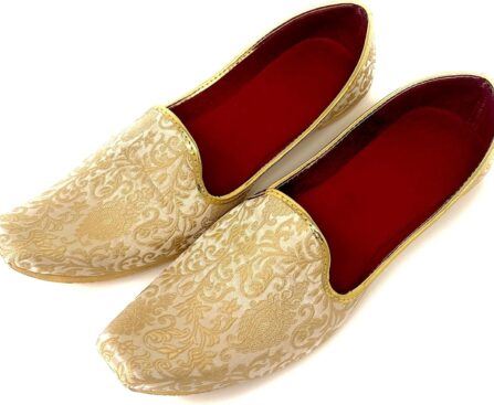 BombayFlow SRK Punjabi Jutti Indian Flats Handmade Shoe – Khussa Shoes, Indian Wedding, Sherwani, Kurta, Mojari Shoe