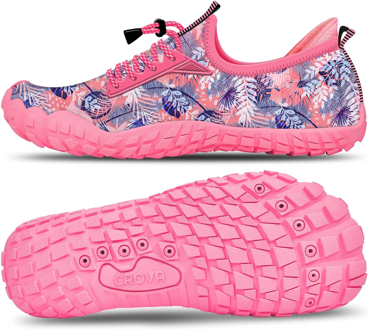 Built-in Heel Grips Water Shoes for Kids Girls Boys Hiking Wide Barefoot Swim Beach Pool Big Kid