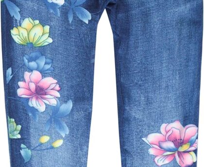 Just Love Jeggings for Girls Comfortable Seamless Printed Leggings