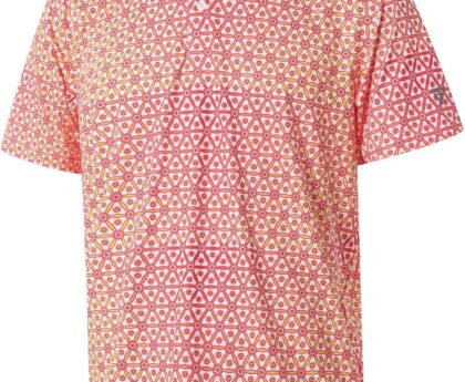 Golf Shirts for Men Dry Fit Short Sleeve Print Performance Moisture Wicking Polo Shirt