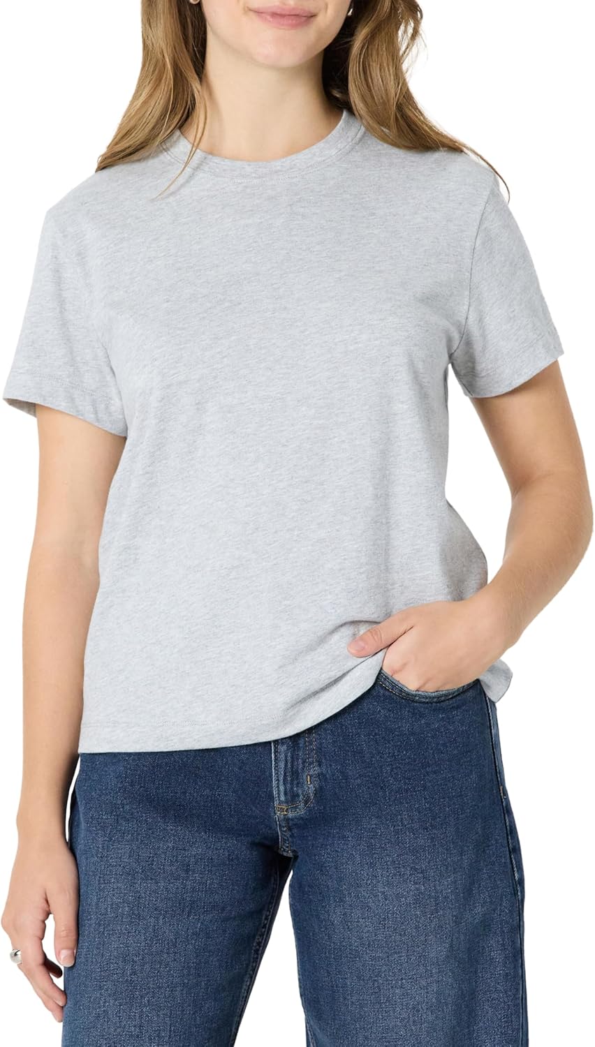 Amazon Essentials (Demi’s Pick) Women’s Relaxed-Fit Cotton Crewneck T-Shirt