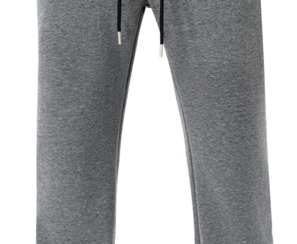 Mens Baggy Sweatpants Wide Leg Jogging Knitting Casual and Drawstring Open Bottom Sports Pants with Pockets