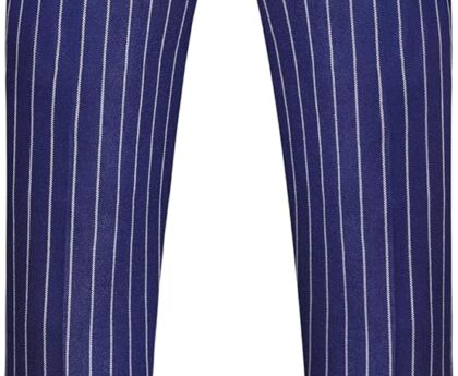 MOGU Men’s Striped Slim Fit Dress Pants – Lightweight Flat Front Pinstripe Suit Trousers, Business Casual Slacks
