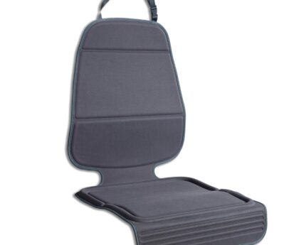 Munchkin Child Car Seat Protector, Elite Seat Guardian with Grime Guard Fabric, Dark Grey