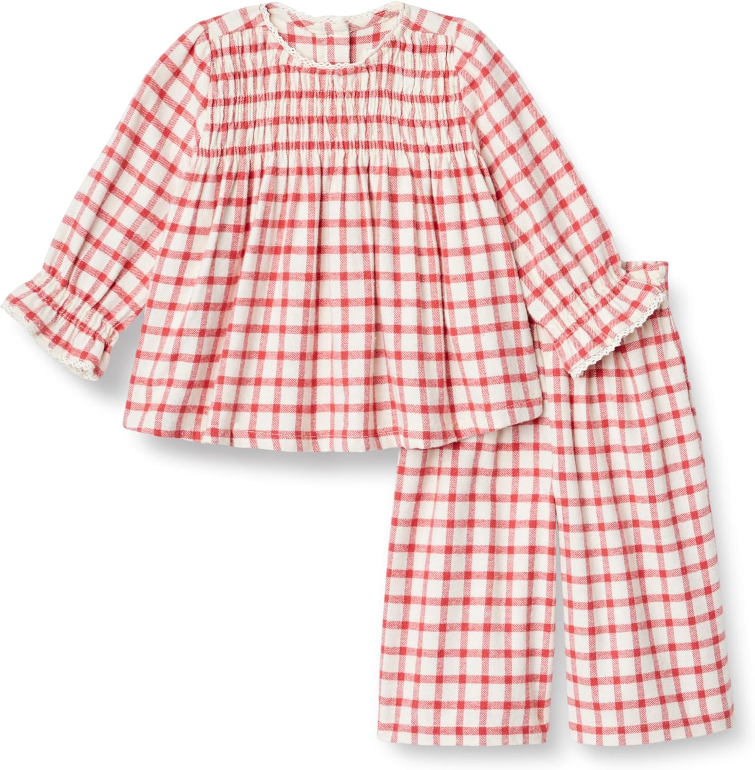 Amazon Essentials x Sofia Grainge Toddlers and Baby Girls’ Long Sleeve Flannel Set