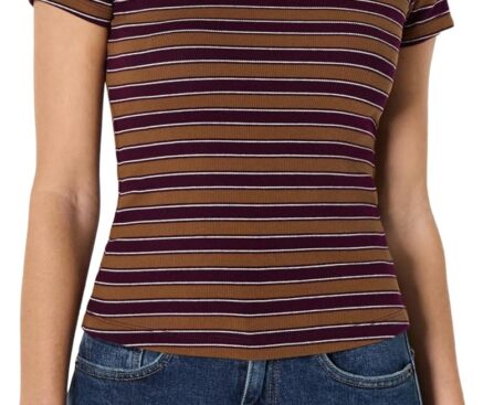 Amazon Essentials (Demi’s Pick) Women’s Slim-Fit Stretch Rib Short-Sleeve Tee