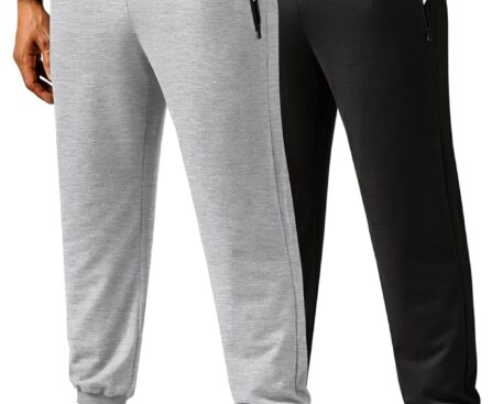 COOFANDY Men’s Sweatpants Joggers Workout Casual Athletic Gym Pants Lightweight Elastic Wasit Sweatpants with Pockets