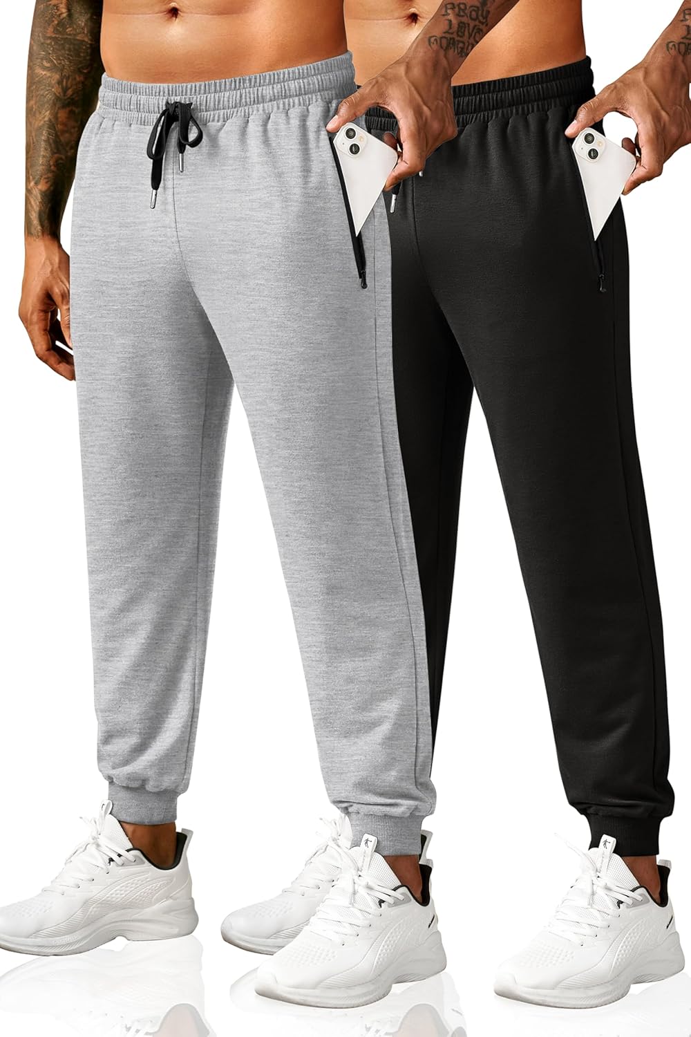 COOFANDY Men’s Sweatpants Joggers Workout Casual Athletic Gym Pants Lightweight Elastic Wasit Sweatpants with Pockets