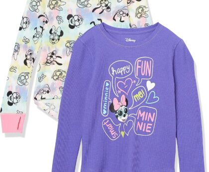 Amazon Essentials Girls Long-Sleeve Thermal T-Shirts