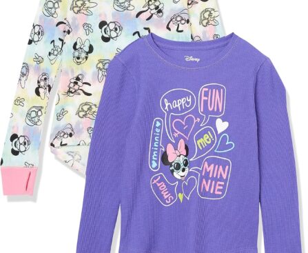 Amazon Essentials Girls Long-Sleeve Thermal T-Shirts