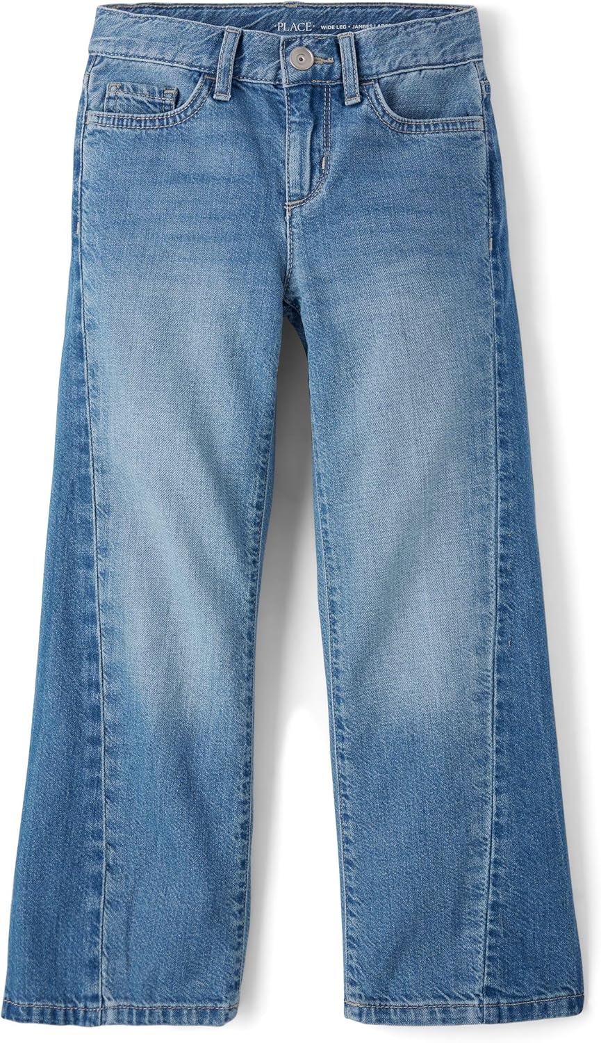 The Children’s Place Girls Wide Leg Jeans