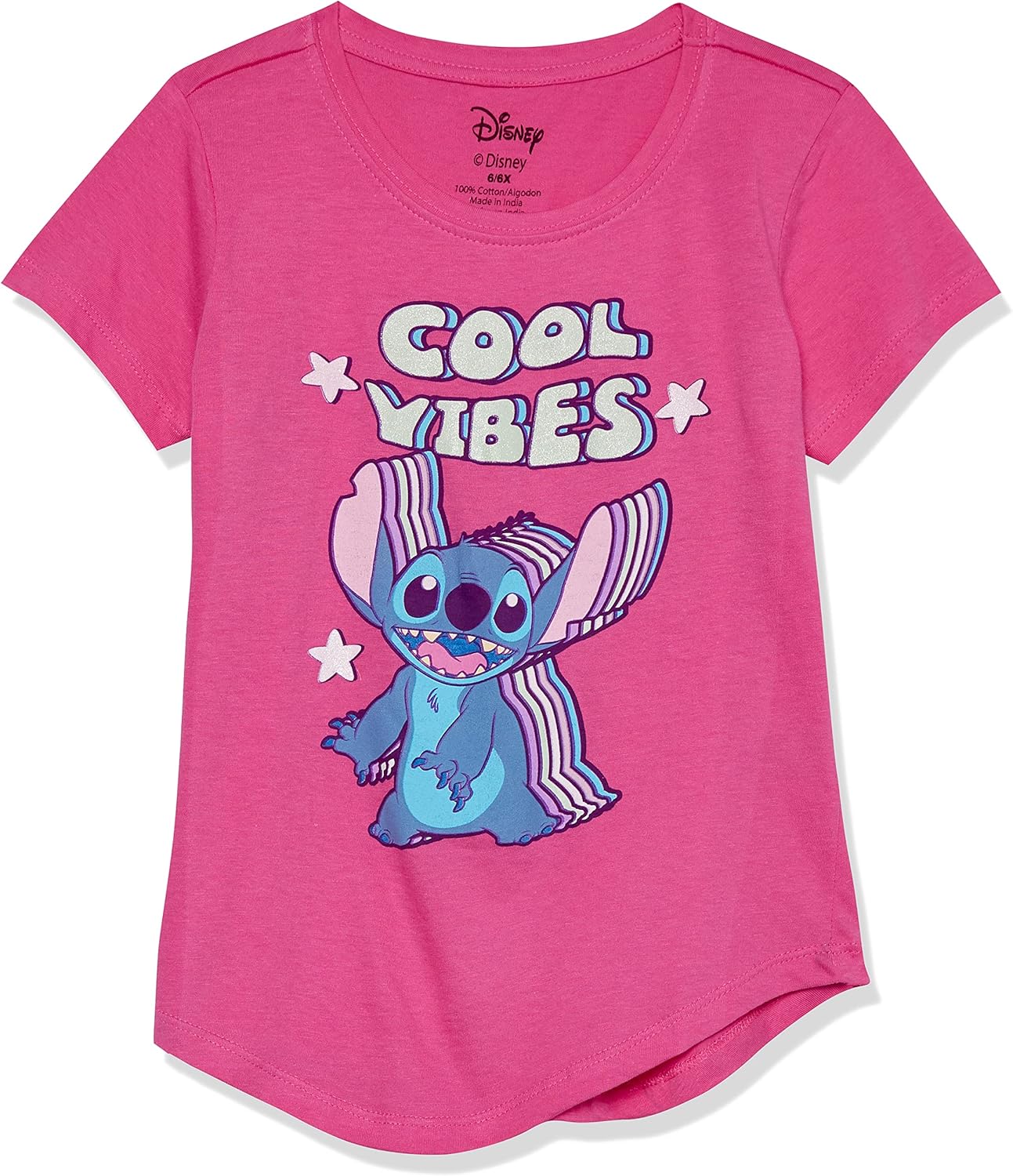 Girl’s Lilo & Stitch Floral Ukulele Dance T-Shirt